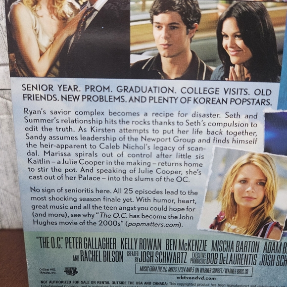 The OC The Complete Third Season DVD 3rd Season TV Series - Picture 7 of 8